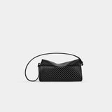 TAD-FAB-Softie-Mini-black-studs-calfskin-shoulder-bag-side-view